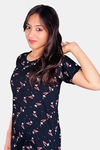 Sweetmoon Long T Shirt Nightdress - Brown — thumbnail 5